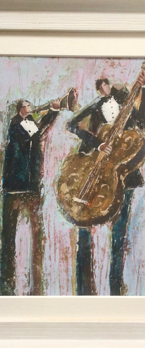 Jazz players by Roma Mountjoy