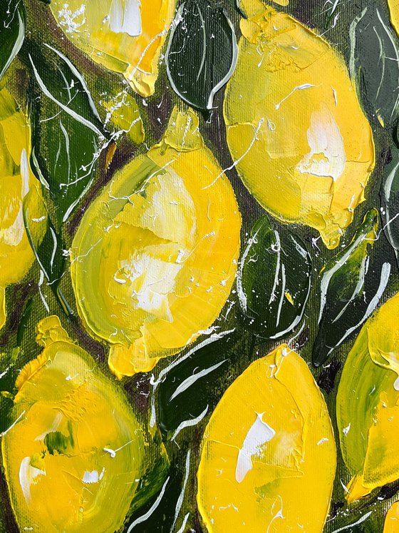 Lemons Painting