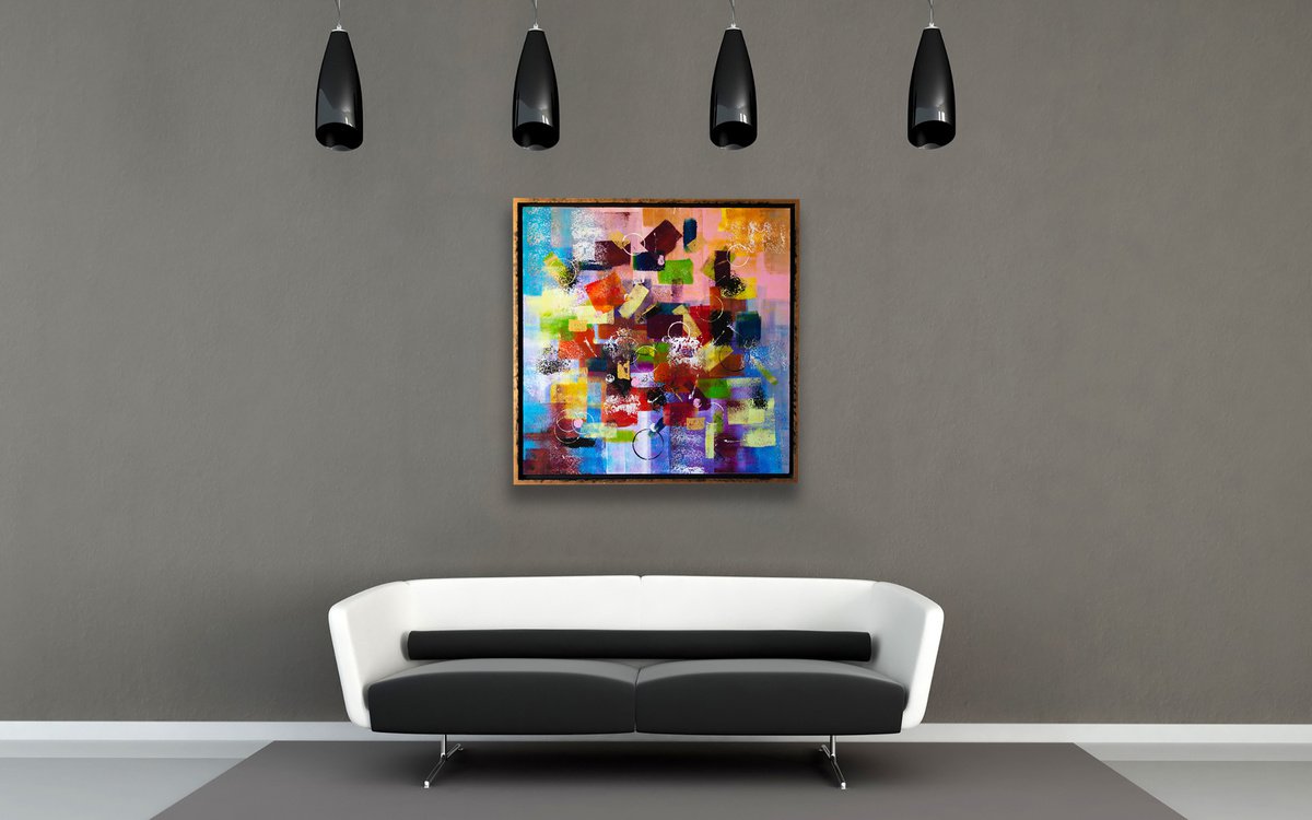 Strange Magic (Framed 34X34) By Liubov Kuptsova, 34 X 34, Artwork For Sale On Artfinder