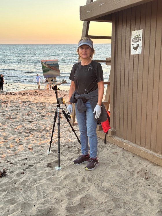 Corona Del Mar at Sunset