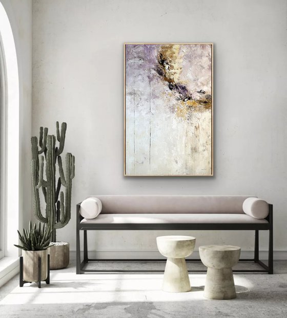 Golden Ochre in Lavender Mist
