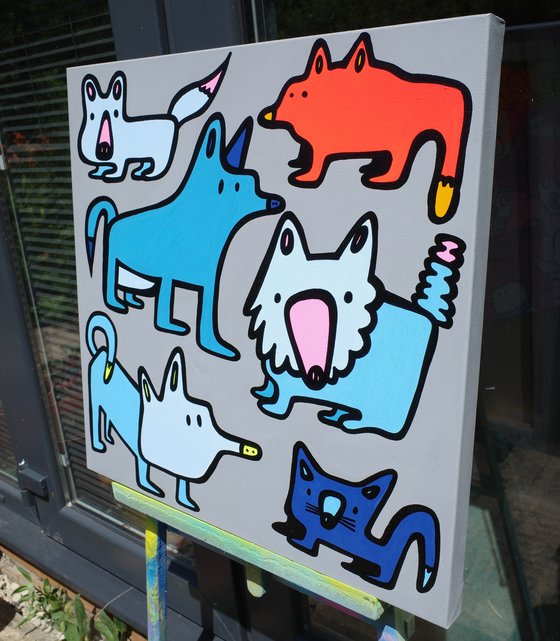 Six Foxes