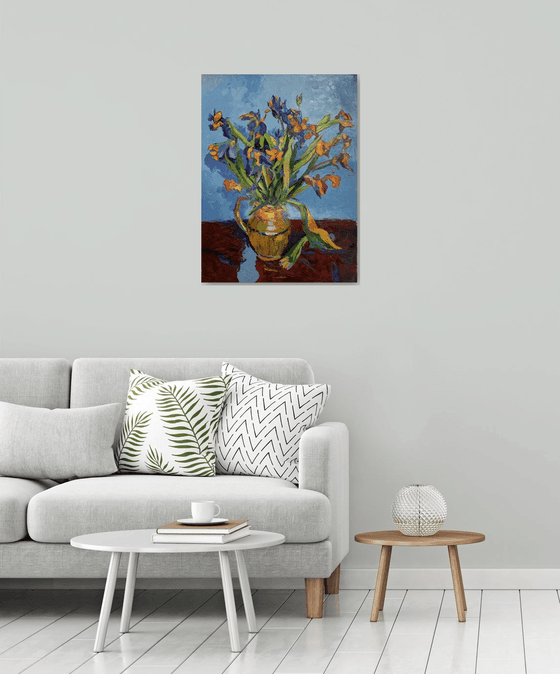 Irises. Flowers.#4