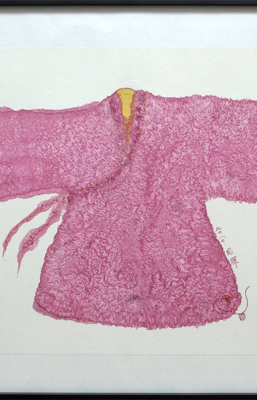 women pink dress No.2 by Zhao Hui Yang
