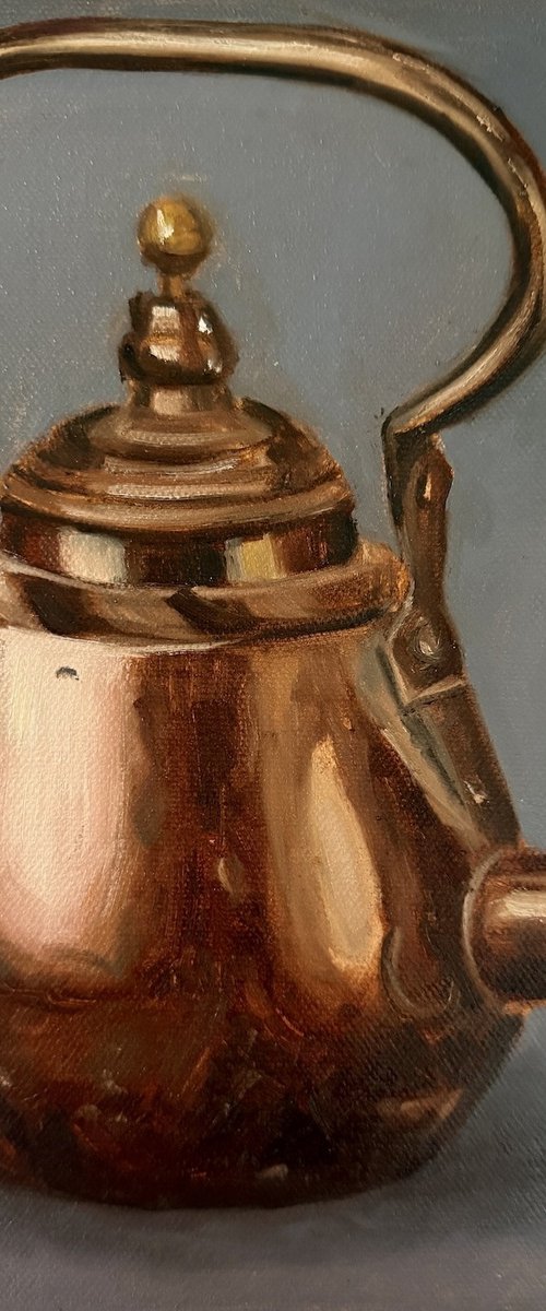 Copper kettle by Nimasha Perera