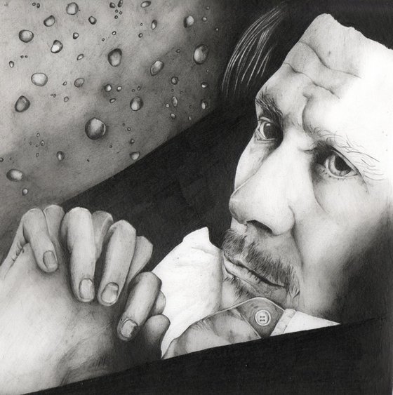 Gary Oldman pencil portrait #2