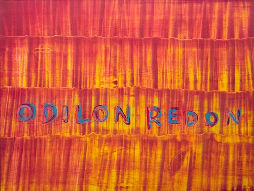 CQFD 02 - Deuxième époque - Odilon Redon - orange by jérôme hémain