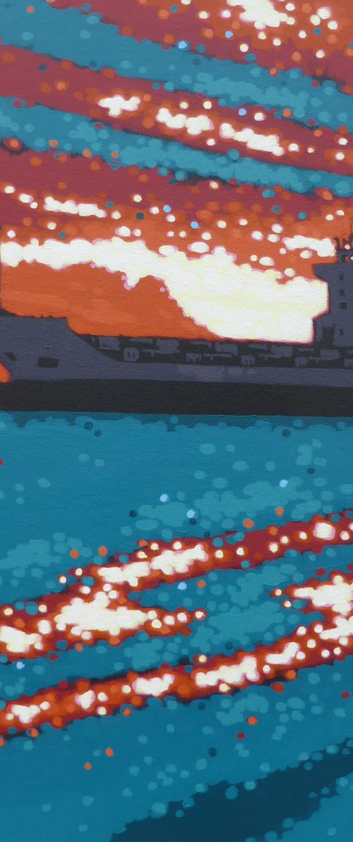 The Tug, the Tanker & the Pilot Boat by Gordon Hunt