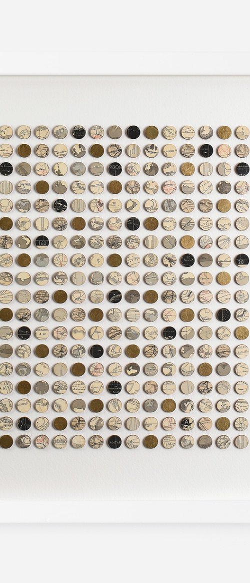 324 World Map Dots by Amelia Coward