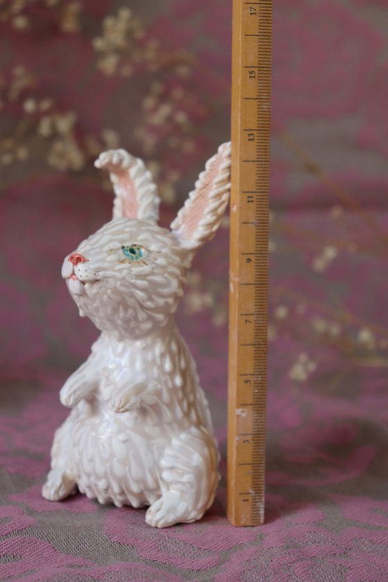 The last Rabbit. Tiny sculpture by Elya Yalonetski
