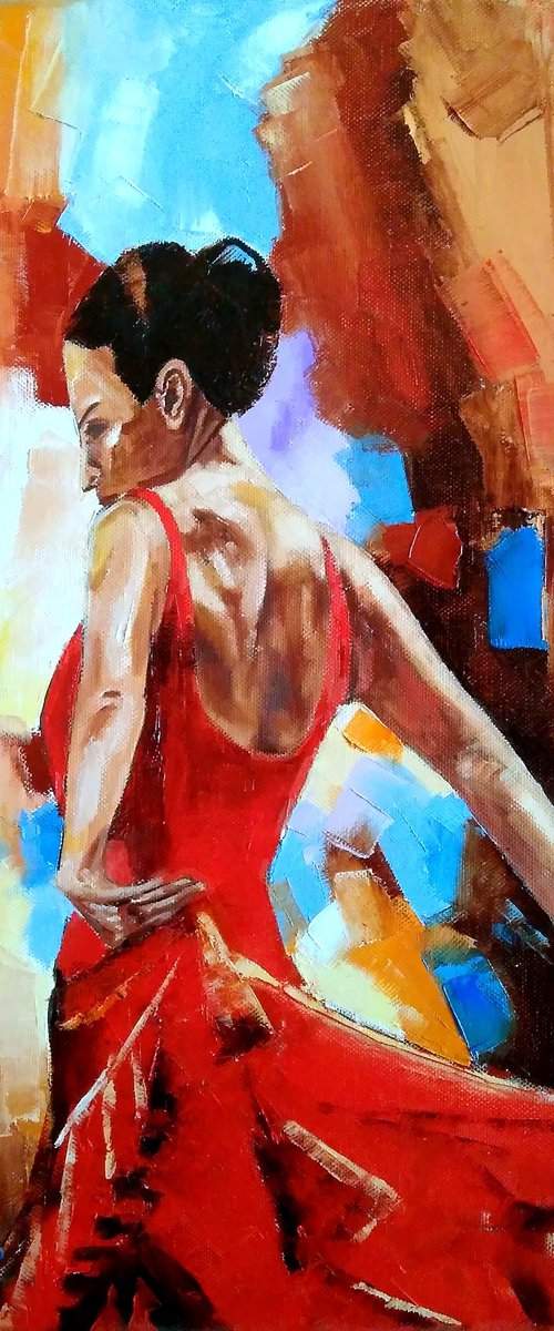 Flamenco dancer 3 by Yulia Berseneva