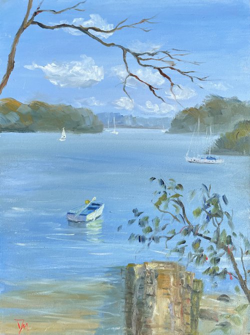 The blue dinghy by Shelly Du