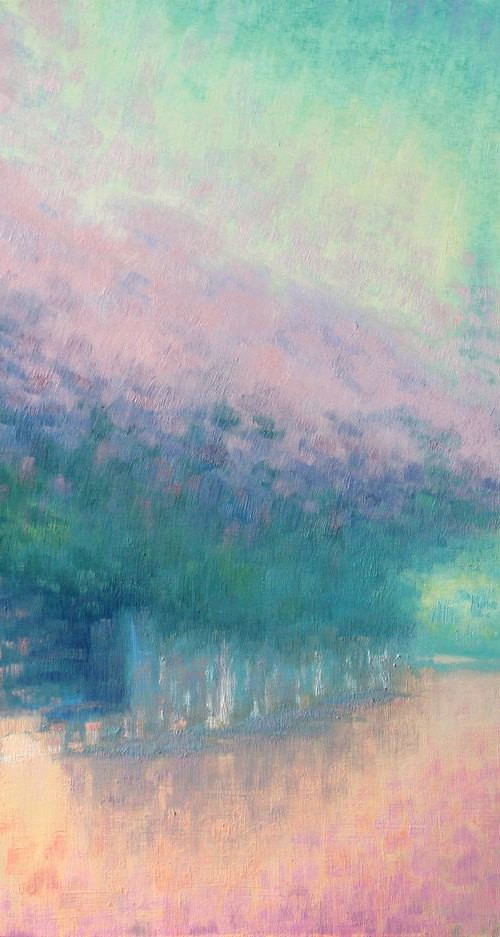 "Bloomong lilac", 70x90 cm by Vitalii Konoval