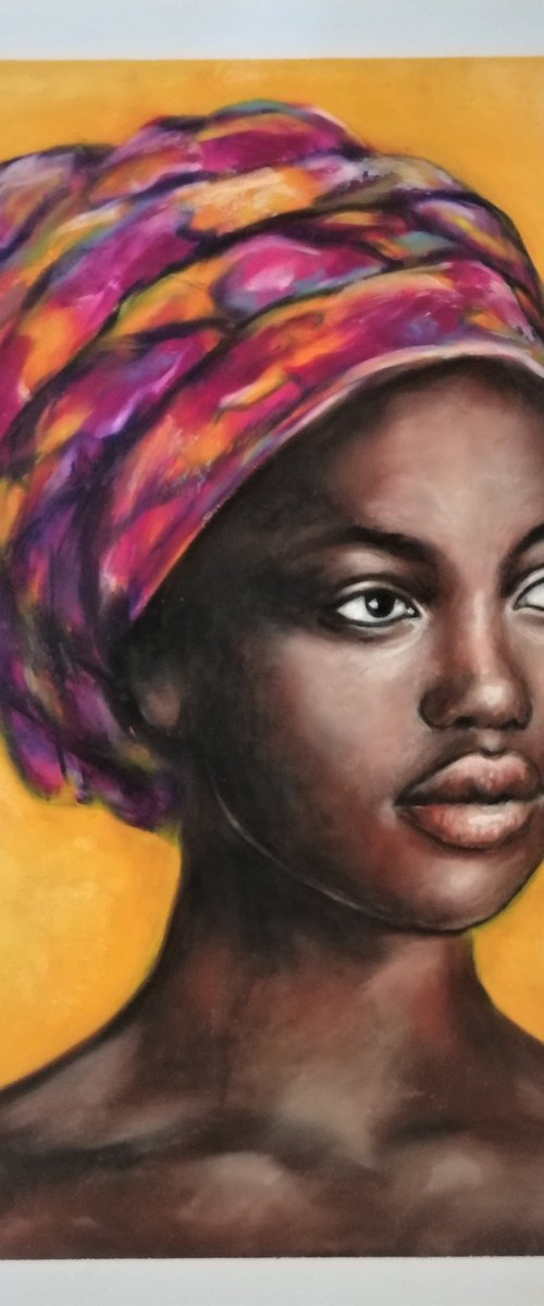 African Woman by Mateja Marinko