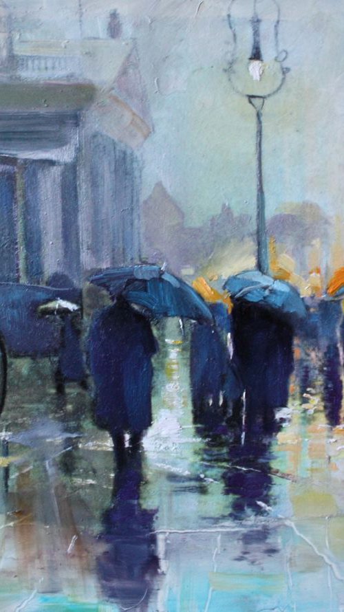 London Rain by Simon Jones