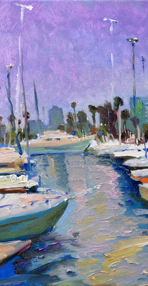 Boats. Morning by Suren Nersisyan
