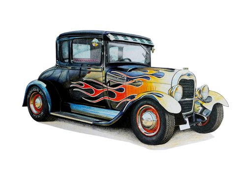 Ford Hot rod by Benjamin Self
