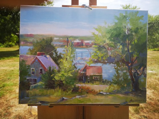 Plein air at Scott Manor