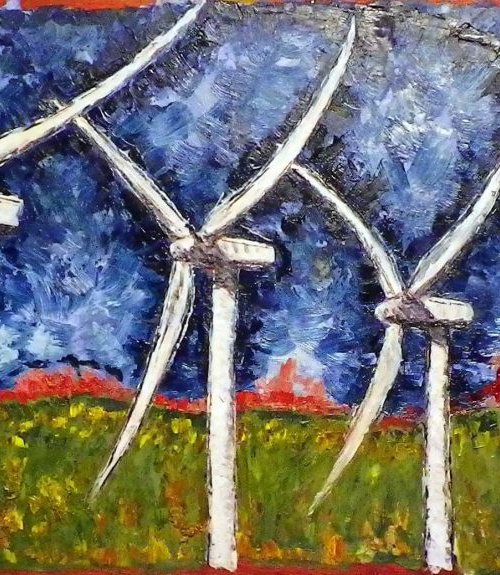 Fearful Symmetries, 4 turbines by Richard Meyer