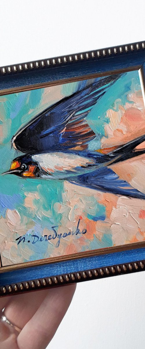 Small bird by Nataly Derevyanko