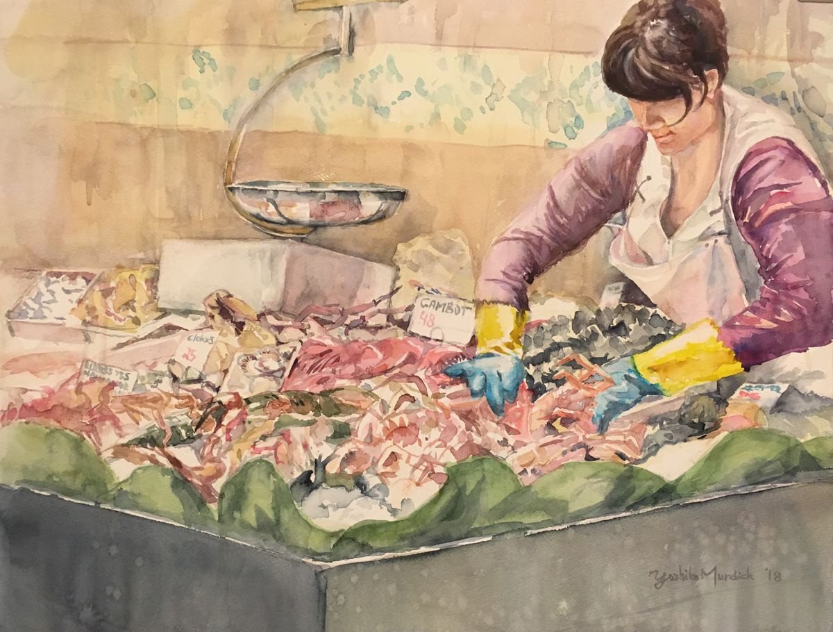 Impressionistic Watercolour , Barcelona
