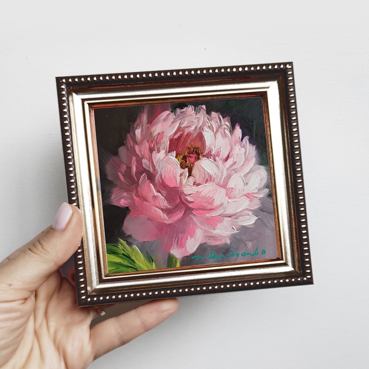 Peony flower by Nataly Derevyanko