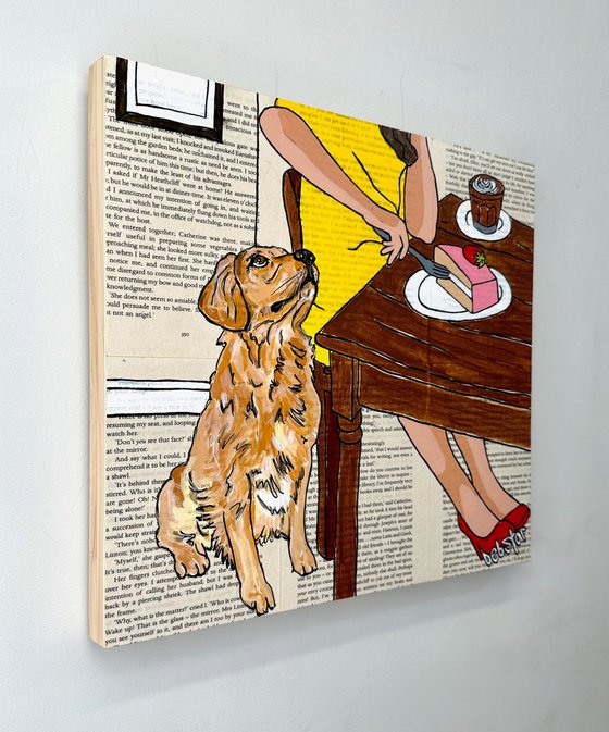 Dog Days Coffee and Cake 30cm x 30cm
