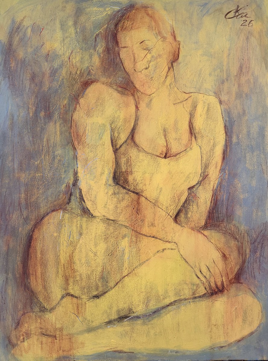  When The World Softens By Ksenia Kozhakhanova, 24 X 31, Artwork For Sale On Artfinder