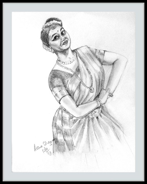 Indian dancer 5 Mohini Attam of Kerala