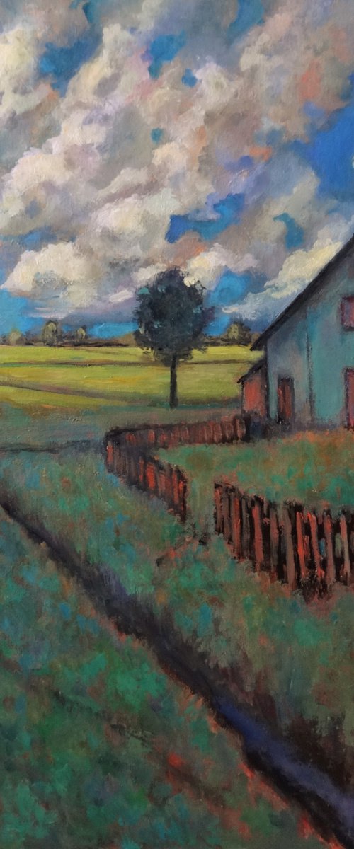 Countryside landscape by Massimiliano Ligabue