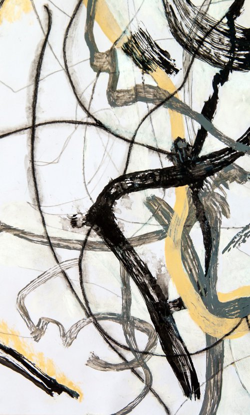 Ink Brush Drawing 11 by Josephine Window