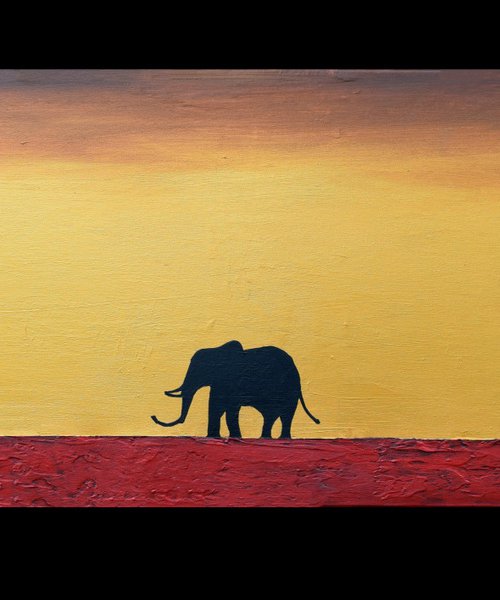 Elephants of the Sudan by Stuart Wright