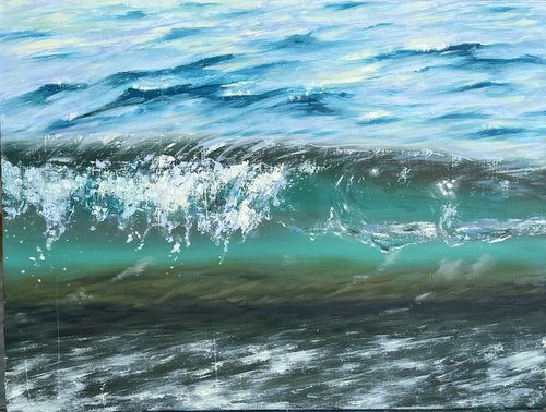 Glistening Wave by Valeria Ocean