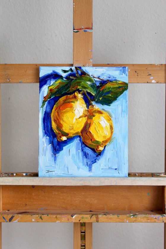 Yellow on Blue