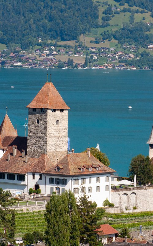 Spiez Castle by Bruno Paolo Benedetti