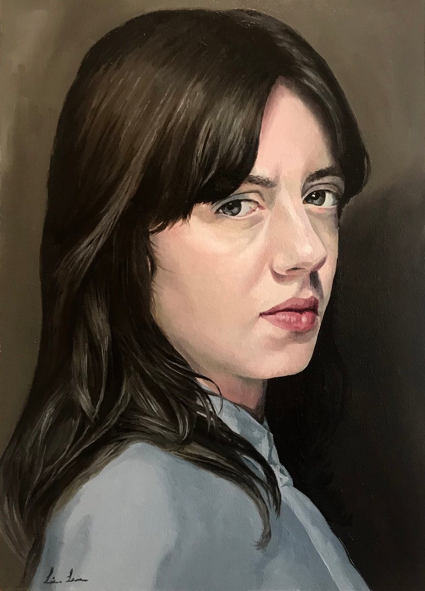 Portrait of a Young Woman by Lisa Lennon