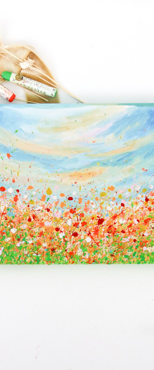 Spring Beauty - Small Original Painting by Shazia Basheer