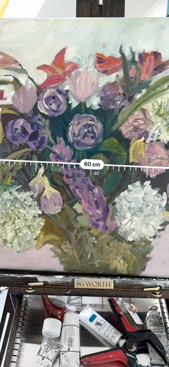 Flowers On A White Table No.2