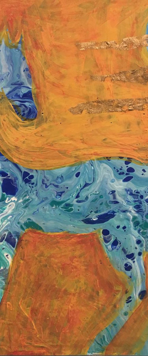 Unbridled. Abstract horse by Anya Getter