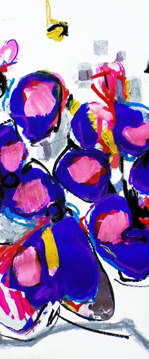 Purple Grapes by Irene Wilkes