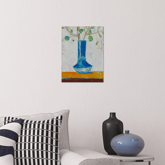 Blue Vase 12x16in (30x40 cm)