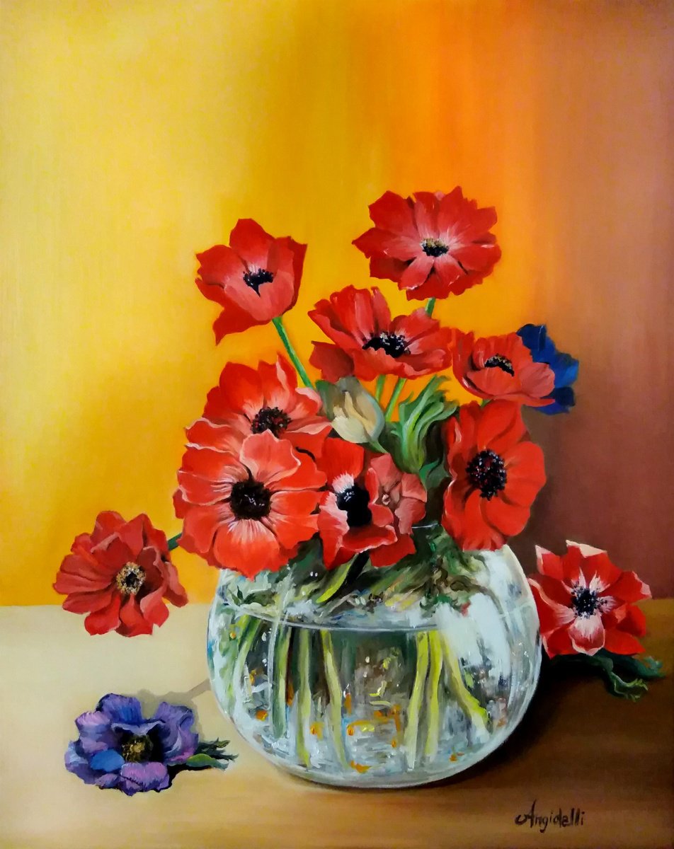 Anemones by Anna Rita Angiolelli