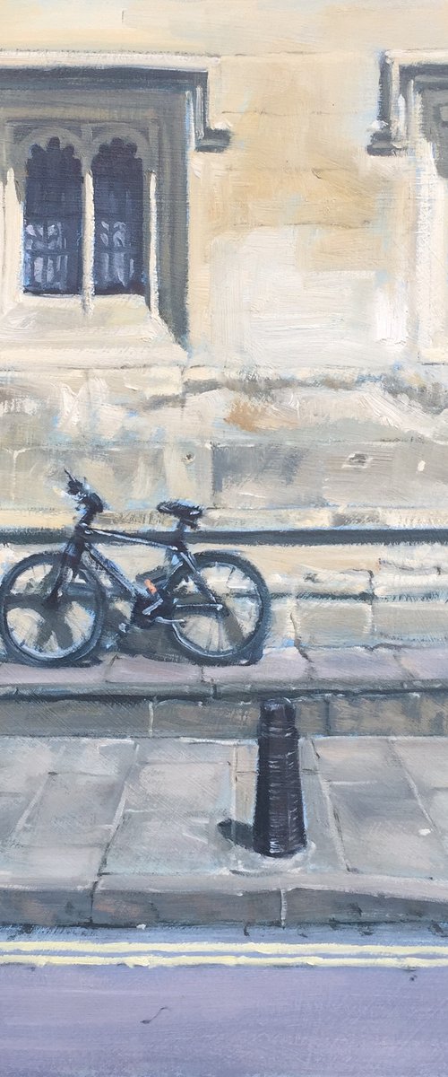 Bicycle in Trumpington Street by Ben Hughes
