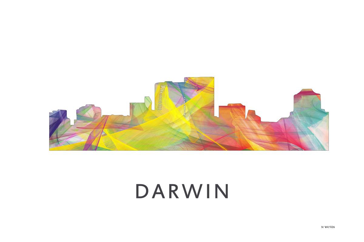 Darwin Northern Territory Australia Skyline WB1 by Marlene Watson