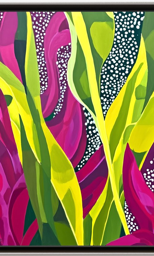 Tropical Leaves Dance #8 by V+V Kniazievi