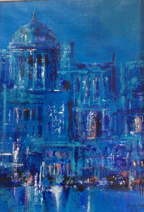 City through the Blues no.1 by Sheila Volpe