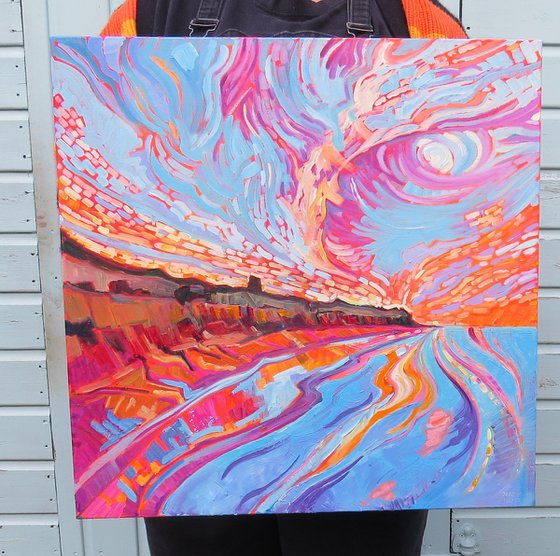 Swirling Norfolk Coastline