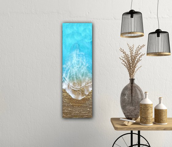 Ocean Waves tropical beach painting