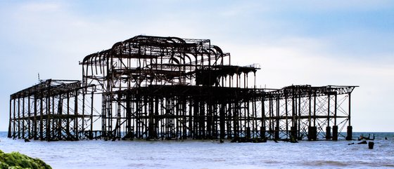 Hillside West Pier Brighton : June 2021 (Limited edition  1/20) 18X12