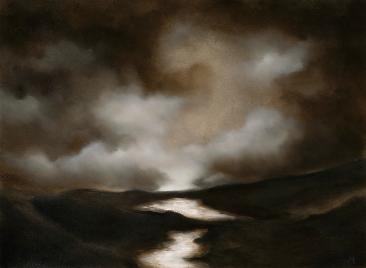Wales Winter Storm By Rolf Marriott, 30 X 22, Artwork For Sale On Artfinder
